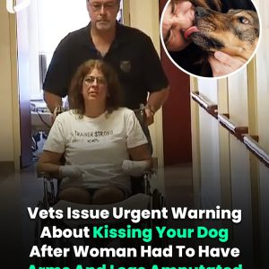 Vet Issues Urgent Warning About Kissing Your Dog After Woman Had To Have Arms And Legs Amputated