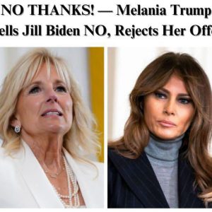 Melania Snubs Jill Biden, Will Skip Traditional White House Meeting