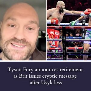 Tyson Fury announces boxing retirement as Brit issues cryptic message after Usyk loss