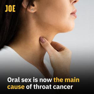 Oral s*x is now the main cause of throat can*er