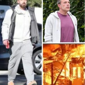 Paparazzi captured an emotional reunion between Ben Affleck and his daughter during the fire!