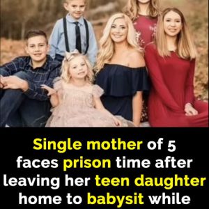 Single mom of 5 faces jail time for leaving her teen to babysit